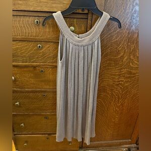 Cashmere Size Small Gold Metallic Dress